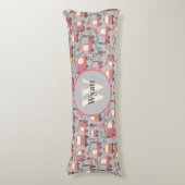 赤い消防車の消防士の子供たちパーソナライズされた ボディピロー (正面縦)