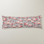 赤い消防車の消防士の子供たちパーソナライズされた ボディピロー (裏面)