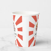 赤い消防車の男の子の誕生日パーティー紙カップ 紙コップ (右)