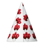 赤い消防車の誕生日パーティー パーティーハット (裏面)