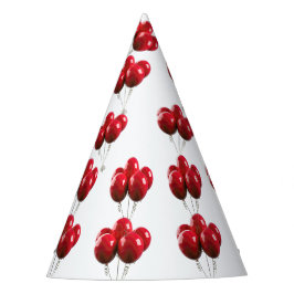 赤い消防車の誕生日パーティー パーティーハット