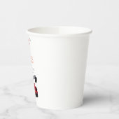 赤い消防車の誕生日パーティー 紙コップ (左)