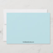 赤い消防車写真誕生パーティー 招待状 (裏面)