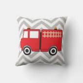 赤い消防車 クッション (裏面)