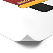 赤い消防車 ポスター (角)