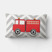 赤い消防車 ランバークッション (裏面)
