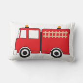 赤い消防車 ランバークッション (裏面)