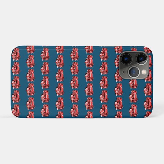 赤い消防車 Case-Mate iPhoneケース (裏面(横))