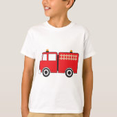 赤い消防車 Tシャツ (正面)