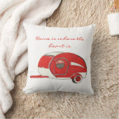 赤い涙のキャンプの多枕 クッション (ブランケット)