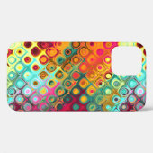 赤い液体の虹のドット抽象芸術パターンCase-Ma Case-Mate iPhoneケース (裏面 (横))