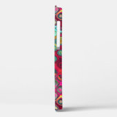 赤い液体の虹のドット抽象芸術パターンCase-Ma Case-Mate iPhoneケース (裏面 / 左)