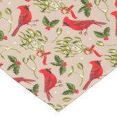 赤い深紅色 ショートテーブルランナー (コーナー)