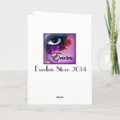 赤い渦巻きハート シーズンカード (裏面)