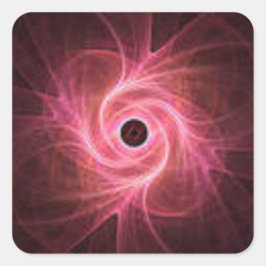 赤い渦巻き スクエアシール