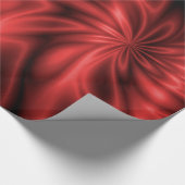 赤い渦巻 ラッピングペーパー (角)