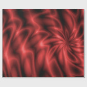 赤い渦巻 ラッピングペーパー (フラット)