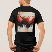 赤い溶岩 トライブレンドTシャツ (裏面)