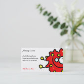 赤い漫画の細菌 名刺 (スタンド正面)