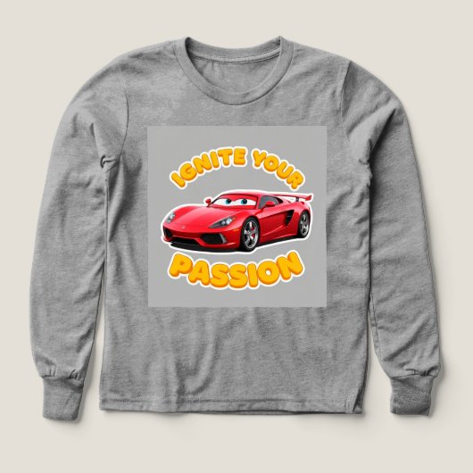赤い漫画の車 (デザイン正面)