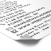 赤い漫画の車、ドライビングスクール、インストラクター広告 ポスター (角)