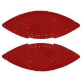 赤い火の火花があなたの写真をオーバーレイ アメリカンフットボール (パネル)