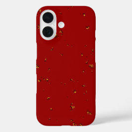 赤い火の火花があなたの写真をオーバーレイ iPhone 16ケース