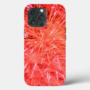 赤い火花と花火の携帯電話のカバーカスタマイズ iPhone 13 PROケース