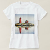 赤い灯台 Tシャツ (デザイン正面)