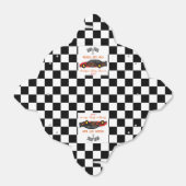 赤い炎レースカーレディセットベビーシャワーに移動 フェイバーボックス (折り畳みなし)