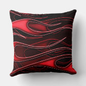 赤い炎 クッション (裏面)