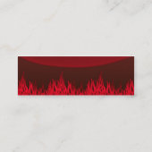 赤い炎 スキニー名刺 (裏面)