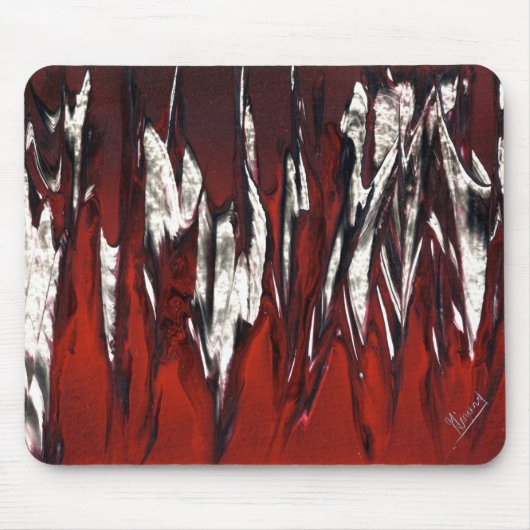 赤い炎 マウスパッド (正面)