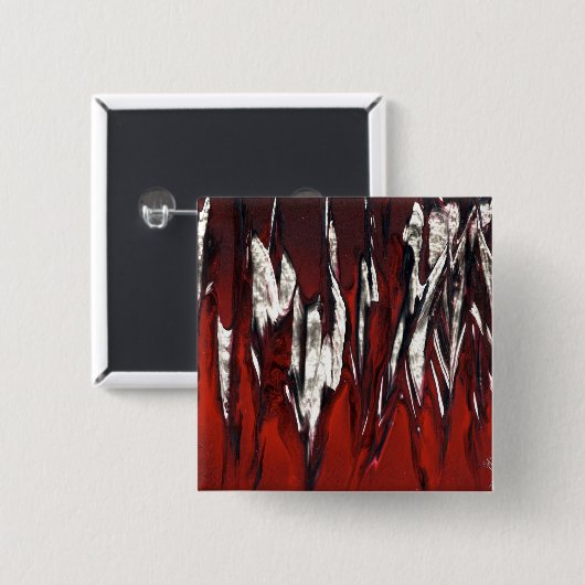 赤い炎 缶バッジ (正面&裏面)