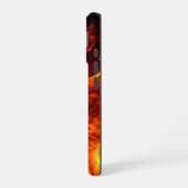 赤い炎 iPhone 16ケース (左側面)