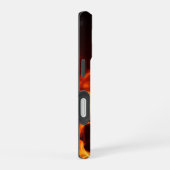 赤い炎 iPhone 16ケース (右側面)