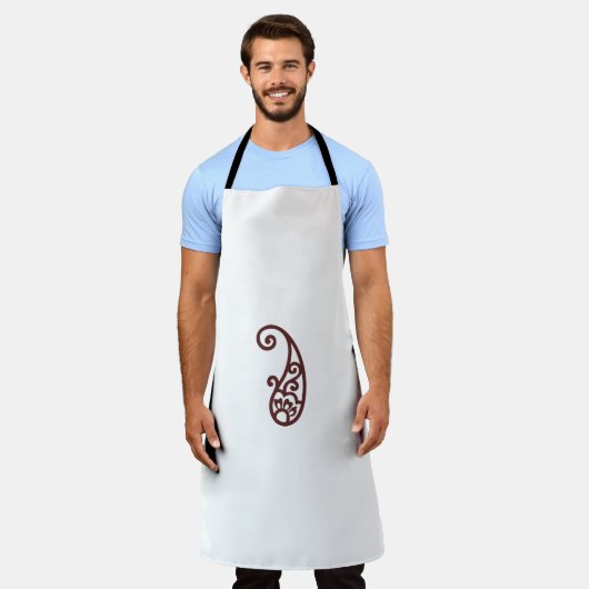 赤い点 エプロン (着用した状態)