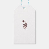 赤い点 ギフトタグ (正面)