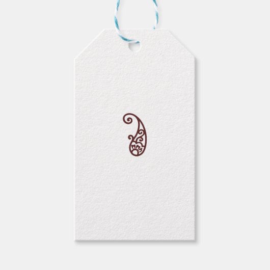 赤い点 ギフトタグ (正面)