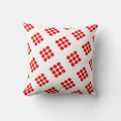 赤い点 クッション (正面)