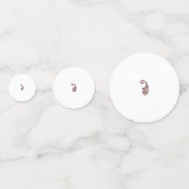 赤い点 コンフェッティ (正面)