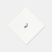 赤い点 スタンダードカクテルナプキン (角)