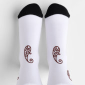 赤い点 ソックス (上部)