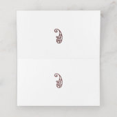 赤い点 プレイスカード (内部開封)