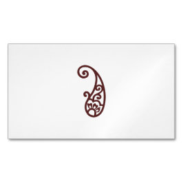 赤い点 マグネット名刺