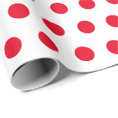 赤い点 ラッピングペーパー (ロールコーナー)