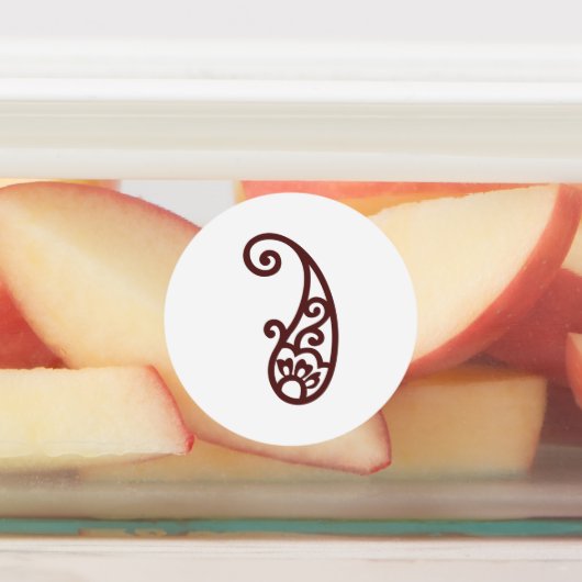 赤い点 ラベル (貼付)