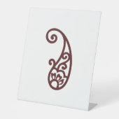 赤い点 台座サイン (正面)