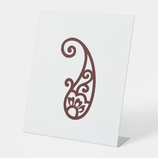 赤い点 台座サイン (正面)