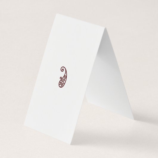 赤い点 名刺 (裏面)